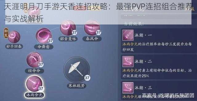 天涯明月刀手游天香连招攻略：最强PVP连招组合推荐与实战解析